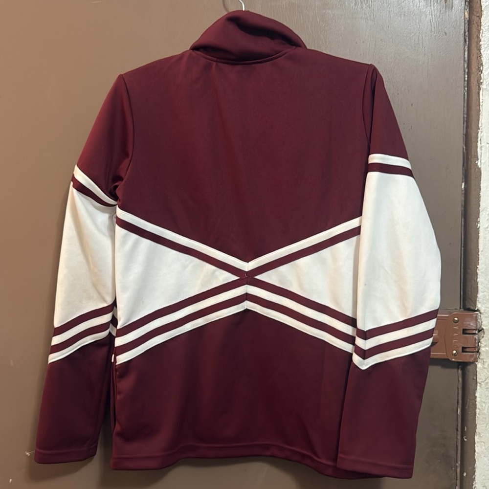 Chase Burgundy and White Athletic Jacket Size L - Picture 6 of 7